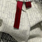 Love Scarlett Woven Grey Scratch‎ Print Cropped Skinny Leg Pants Grey White 10 Gray Photo 3