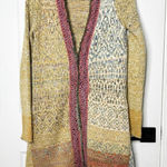 Free People HTF Size S Desert Drifter Long Sleeve Thick Knit Coatigan Cardigan Photo 0