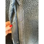 Eddie Bauer Women's Oversized Sherpa Fleece Parka Jacket COAT Dark Gray Size XL Photo 8