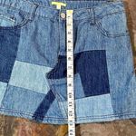 Gianni Bini Patchwork Denim Jean Skirt Medium Photo 2