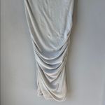 James Perse  Pale Green Ruched Midi Dress Photo 2