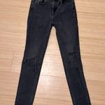 Rag and Bone Distressed high rise skinny ankle jean Photo 0