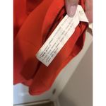 ZARA  Off The Shoulder Red Midi Dress Short Sleeve Size Medium Preppy Holiday Photo 5