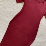 United Colors Of Benetton Maroon Midi Dress Photo 1