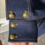 Veronica Beard  Arlington dark Oxford denim wrap midi western dress 12​ Photo 5