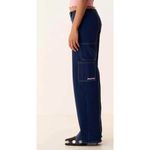 Peachy Den‎ the Dita Trousers Small Cargo Pants Wide Leg Blue Photo 1