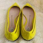 Furla  Yellow Pointed Flats Size 38 Photo 2