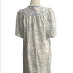 VTG Barbizon Floral Sleepwear/Housecoat White Size M Photo 5