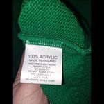 Blarney Castle Designs Green Ireland Sweater‎ with Embroidery Size Small Photo 6