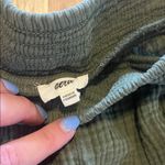 Aerie  Green Gauzy High Waisted Cargo Pant Sz S Photo 1