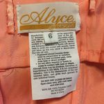 ALYCE DESIGNS Vintage Coral Greek Goddess One Shoulder Beaded Long Prom Dress 6 Photo 8