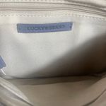 Lucky Brand  Gray Leather Crossbody Bag Adjustable Strap Small Shoulder Purse Photo 5