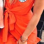 Missguided Orange Romper Photo 0