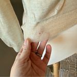 Chloé Beige Wool Turtleneck Sweater Crop Top Small Photo 5