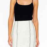 Nanette Lepore  1970s Old Money Tulip Skirt 8 Cream Preppy Light Academia Retro Photo 0