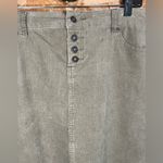 Suzanne Betro Denim corduroy button fly raw hem skirt Women’s Plus size 18 Photo 3