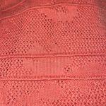 Sundance Burnt Orange Knit Dress Overlay Size Medium Photo 3
