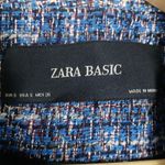 ZARA  Tweed Blazer Women Small Parisian Preppy Luxury Old Money Classic Textured Photo 5