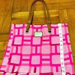 Nine West Womens Pink Tote Satchel Photo 0