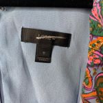 J.Crew  silk paisley floral ruffle flutter hem‎ dress size 8 boho spring summer Photo 2