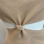 Petal and Pup Yareli Midi Sweater Knit Dress In Beige Sz Large/XL Photo 6