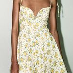 ZARA Floral Poplin Dress Photo 3