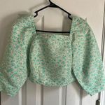 Levi's Floral Puff Sleeve Blouse Photo 0