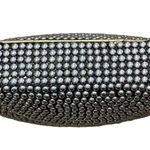 Ramla The Rockstar Handmade Silver and Black Studded Mosaic Bag NEW Photo 9