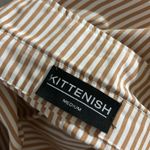 Kittenish  striped button down shirt & shorts set Photo 5