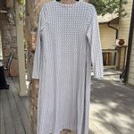 LuLaRoe Set Carly Striped Dress XS Sarah Textured Cardigan Duster S Gray Pink Photo 8