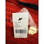 Lane Bryant  Plus Size 22/24 Cardigan Open Knit Duster Sweater Gold Button Orange Photo 6