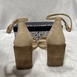 J. McLaughlin  Shauna Suede Golden Tan Stacked Block Heel Sandals Shoe Sz US 9.5M Photo 7