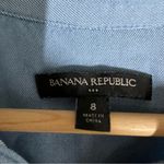Banana Republic Banana Republic Blue Chambray Denim Dress Sleeveless Tie Waist Women’s size 8 Photo 4