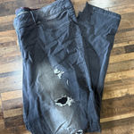 Maurice's XL Distressed Gray Wash Denim Jeans Womens XL Regular Size Photo 0