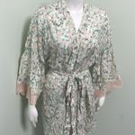 Eberjay Eberjey X Rebecca Taylor Lily Kimono Ivory Floral Robe Medium Photo 3