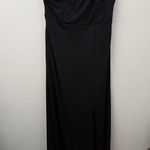 Birdy Grey | NWT Black "Kira" One Shoulder Maxi Dress Crepe Black | Size Large Photo 3