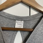 Athleta  Gray Ribbed‎ Tank Top Sleeveless Athletic Casual Top Size S Photo 2