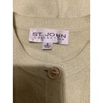 St. John Collection Cardigan Sweater Light Green Button Front Size 8 Photo 4
