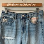 American Eagle  90s Straight Patchwork Distressed Y2K Jeans Artsy 6 Photo 3