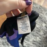 Lands' End  Black Blue Womens One Piece Size 10 Swimsuit Bathing Suit Summer Photo 6