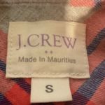 J.Crew Women's Collared Long Sleeve Cotton Button Down Flannel Shirt Size Small Red Photo 6