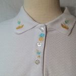 Vintage K.T. Golf polo shirt short sleeve top White Size M Photo 1