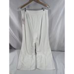 Nanette Lepore  Women's Full Length Wide Leg Pants Called Cannoli Sz. 14 NWT Whit Photo 2