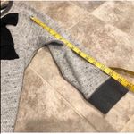 Gap 🆕 high low bow 3/4 sleeve gray sweatsh… Photo 4
