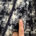 Old Navy  Wool Peyton Open Front Textured Plaid Coat Jacket Blue Combo Size L Photo 8