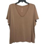 Girlfriend Collective  Cupro V Neck Tee Size XXXL Activewear Cropped Photo 0