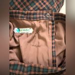 Le Mezelle São Paulo Brazil vintage plaid wool button back midi pencil skirt M Brown Size M Photo 5