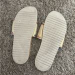 Toms PARADISE GOLD SHIMMER POM POM SANDALS Photo 6