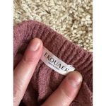 Ekouaer Pajama Shorts Womens Size S Lounge Waffle Knit Pink Drawstring Waist Photo 4