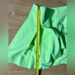 DO+BE light neon yellow/green pleated mini skort. Women’s small Photo 7
